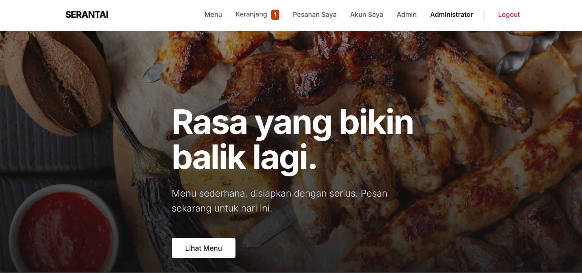 Tampilan Platform Marketplace Jual Beli - MNS Studio Group